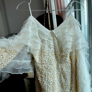 Stand still studio pearl lotus edge dress.  Size s